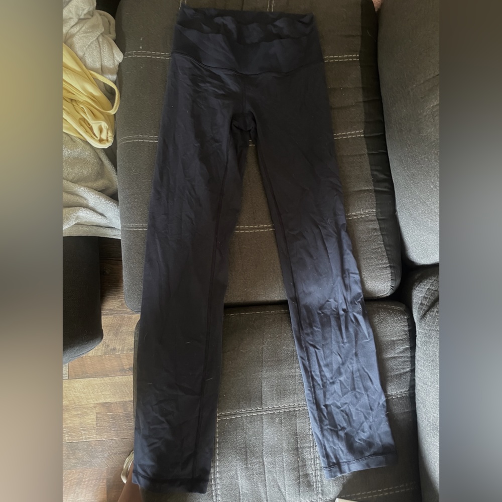 Lululemon navy flare leggings
